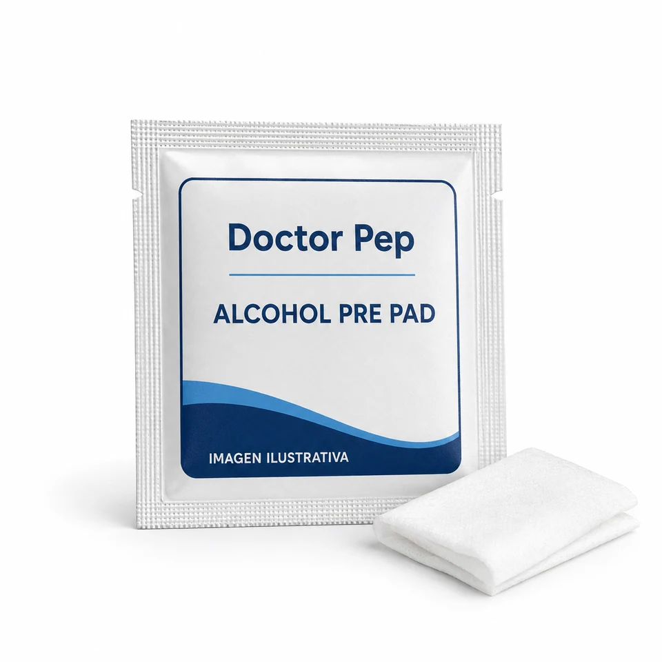 Alcohol pre pad · Formato por confirmar